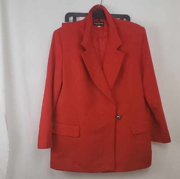 Chad Stevens Red Jacket & Skirt Set - Picture 8 of 8